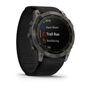 GARMIN Enduro™ 2 Sapphire Carbon Gray, DLC TI with Black Ultra fit Band, EMEA