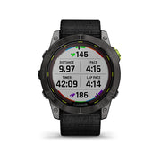 GARMIN Enduro™ 2 Sapphire Carbon Gray, DLC TI with Black Ultra fit Band, EMEA