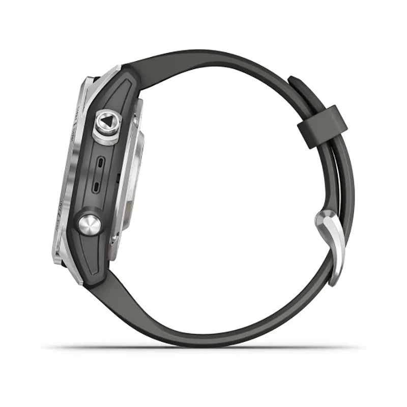 GARMIN Fenix® 7S Pro Solar Edition Silver with Graphite Band