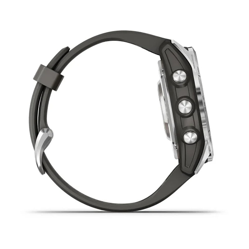 GARMIN Fenix® 7S Pro Solar Edition Silver with Graphite Band