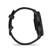 GARMIN Venu® 3 Slate Stainless Steel Bezel with Black Case and Silicone Band