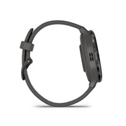 GARMIN Venu® 3S Slate Stainless Steel Bezel with Pebble Grey Case and Silicone Band