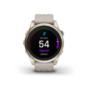 GARMIN Epix™ Pro (Gen 2) Sapphire Edition Soft Gold with Light Sand Band