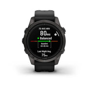 GARMIN Epix™ Pro (Gen 2) Sapphire Edition Carbon Grey DLC Titanium with Black Band