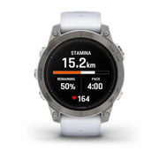 GARMIN Epix™ Pro (Gen 2) Sapphire Edition Titanium with Whitestone Band