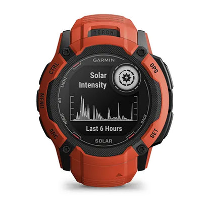 GARMIN Instinct® 2X Solar Standard Edition Watch Flame Red
