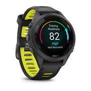 GARMIN Forerunner® 265 Music Black Bezel and Case with Black/Amp Yellow Silicone Band