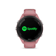 GARMIN Forerunner® 265S Black Bezel with Light Pink Case and Light Pink/Powder Grey Silicone Band