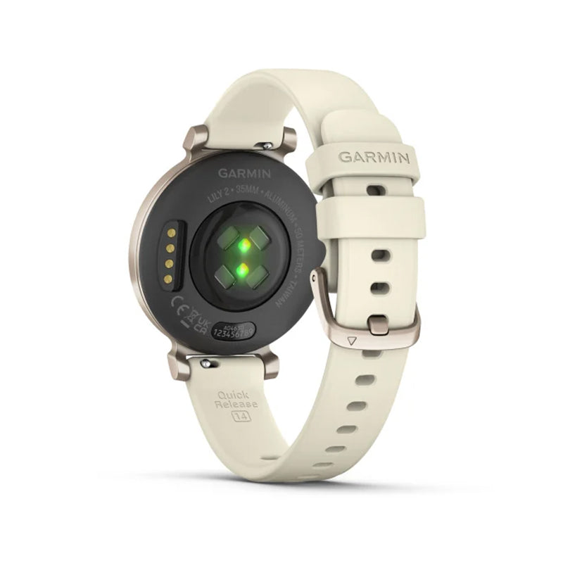 GARMIN Lily® 2 Cream Gold with Coconut Silicone Band