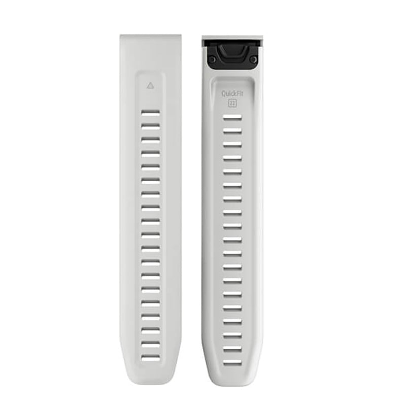 GARMIN Fenix 7 QuickFit® 22MM Carrera White Silicone Watch Band
