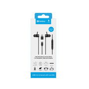Sandberg USB-C/A In-Earset with Line-Mic
