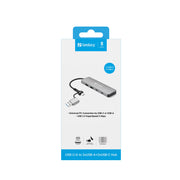 Sandberg USB-C/A to 2x USB-A + 2x USB-C Hub