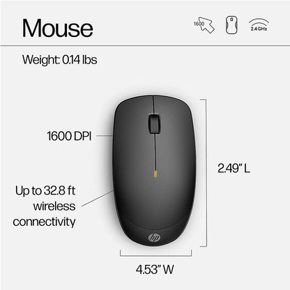 HP 230 Wireless Mouse and Keyboard Combo - Black