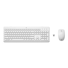 HP 230 Wireless Keyboard and Mouse Combo - White
