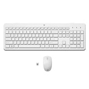 HP 230 Wireless Keyboard and Mouse Combo - White