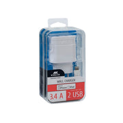 RivaCase Rivapower VA4125 Wall Charger (2 USB /3.4 A), with MFi Lightning Cable