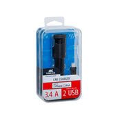 RivaCase RivaPower VA4225 Car Charger 3.4A, 2USB With MFi Lightning Cable