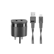 RivaCase RivaPower VA4422 Wall Charger UK Plug (2 USB /2.4 A), with Micro USB Cable