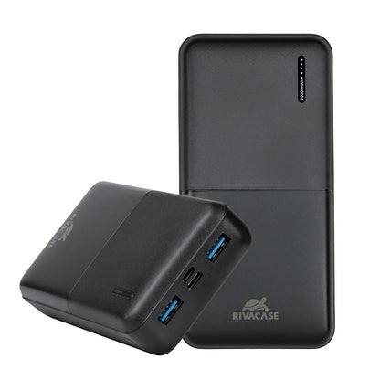 RivaCase EU QC/PD Portable Battery 20000 mAh Black