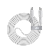 RivaCase PS6007 WT12 ENG Type-C / Lightning Cable, 1,2m White