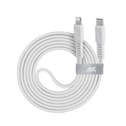 RivaCase PS6007 WT12 ENG Type-C / Lightning Cable, 1,2m White