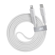 RivaCase PS6007 WT12 ENG Type-C / Lightning Cable, 1,2m White