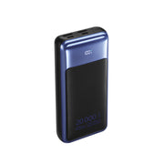 RivaCase VA1075 20000mAh, Black EU, QC/PD 45W Portable Battery with LCD For Laptops (Powerbank)