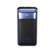 RivaCase VA1075 20000mAh, Black EU, QC/PD 45W Portable Battery with LCD For Laptops (Powerbank)