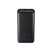 RivaCase VA1075 20000mAh, Black EU, QC/PD 45W Portable Battery with LCD For Laptops (Powerbank)