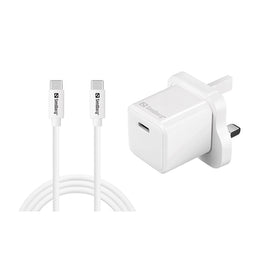 Sandberg USB-C 20W Charger UK+USB-C>C