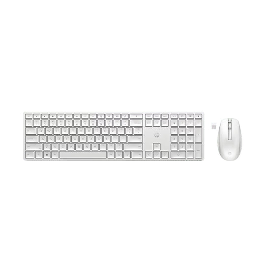 HP 650 Wireless Keyboard and Mouse Combo - White