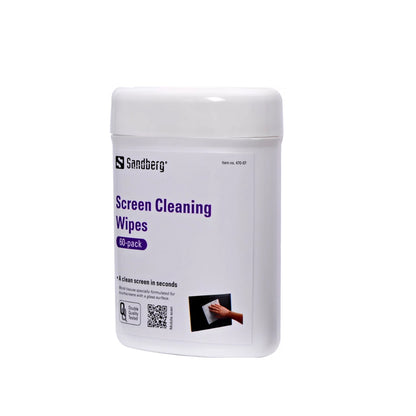 Sandberg Screen Cleaning Wipes 60- Pack