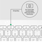 HP 350 Compact Multi-Device Bluetooth Keyboard ARAB - White