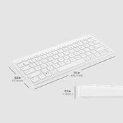 HP 350 Compact Multi-Device Bluetooth Keyboard ARAB - White
