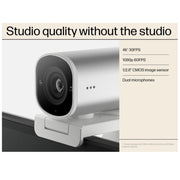 HP 960 4K Streaming Webcam - Works with Zoom, Chrome & Microsoft Teams