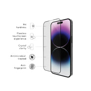 dbramante1928 Eco Shield Screen Protector for iPhone 14 Pro - Black Edge