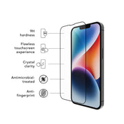 dbramante1928 Eco Shield Screen Protector For iPhone 15 Pro Black Edge