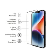 dbramante1928 Eco Shield Screen Protector for iPhone 15 Plus - Black Edge