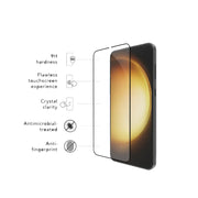 dbramante1928 Eco Shield Screen Protector For Galaxy S23+ Black Edge