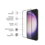 dbramante1928 Eco Shield Screen Protector For Galaxy S23 Black Edge