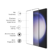 dbramante1928 Eco Shield Screen Protector for Galaxy S23 Ultra Black edge