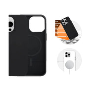 dbramante1928 Iceland Ultra D3O MagSafe Black Case For iPhone 15 Plus