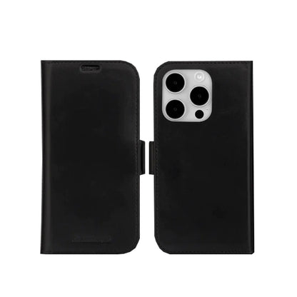 dbramante1928 iPhone 15 Pro Lynge Full Grain Leather Folio Wallet Case Black