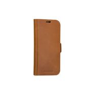 dbramante1928 Lynge Wallet Folio Full Grain Leather Tan Case For iPhone 15 Pro Max