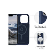 dbramante1928 Monaco MagSafe Pacific Blue Case For iPhone 15