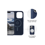 dbramante1928 Monaco MagSafe Pacific Blue Case For iPhone 15 Pro Max