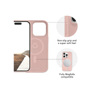 dbramante1928 Monaco MagSafe Pink Sand Case For iPhone 15 Pro Max