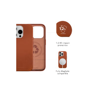 dbramante1928 Roskilde MagSafe Leather Tan Case iPhone 15 Pro