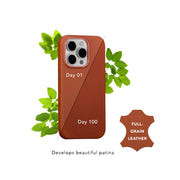 dbramante1928 Roskilde MagSafe Leather Tan Case iPhone 15 Pro