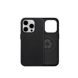 dbramante1928 Roskilde Full Grain Leather MagSafe Black Case For iPhone 15 Pro